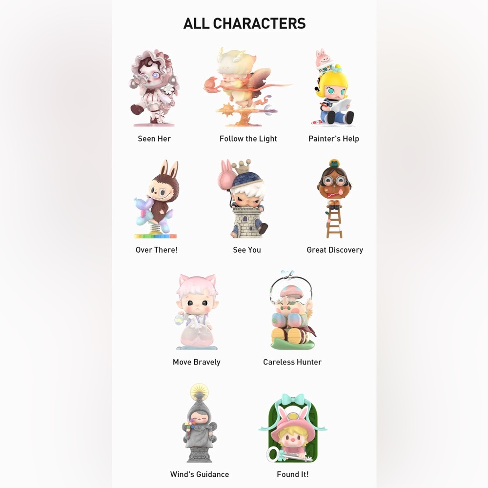 LABUBU POP LAND Exclusive Finding Mokoko Series Figure Blind Box - Picture 6 of 14